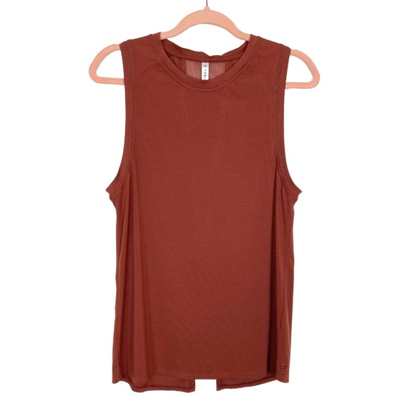 FABLETICS MAHOGANY MONET V-BACK TIE TANK - Picture 8 of 8